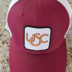 USC Red and White Trucker Hat